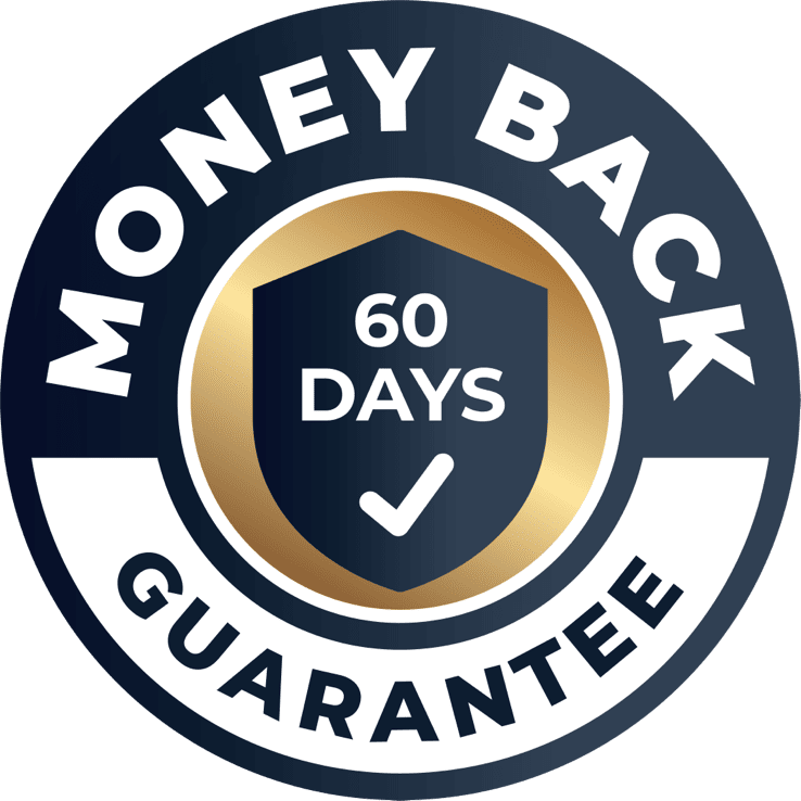 OxyDental Pro 60-day money-back guarantee badge